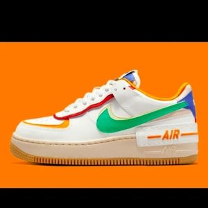 Nike W AF1 Air Force 1 Shadow Summit White Green Sneakers CI0919-118 Women's 9.5